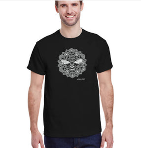 Sacred Geometry Bee logo T-shirt